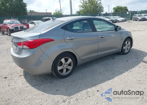 2013 Hyundai Elantra Gls из США, поврежденный, VIN KMHDH4AE1DU710322